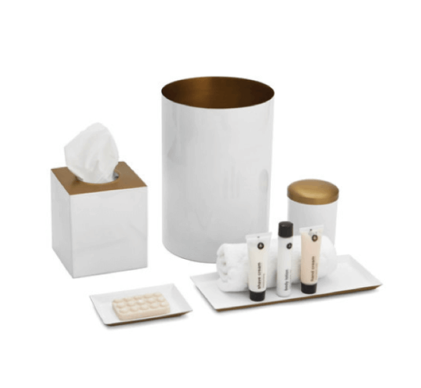 Tuxedo Gold Bath Accessories