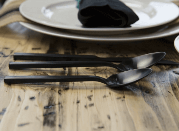 Arezzo Brushed Black Flatware - Image 2