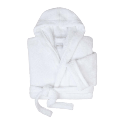 Frette Fluffy Hooded Robe