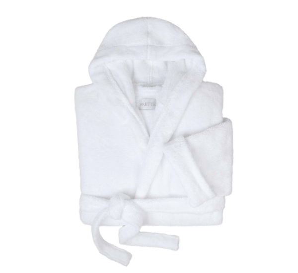 Frette Fluffy Hooded Robe