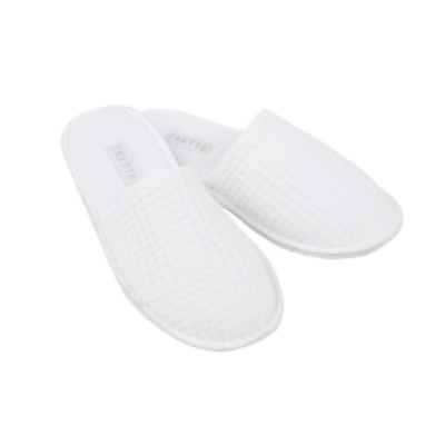 Frette Waffle & Velour Slippers