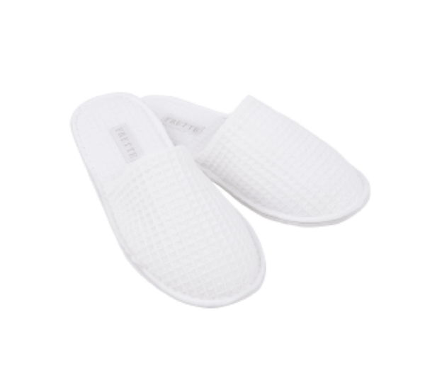Frette Waffle & Velour Slippers