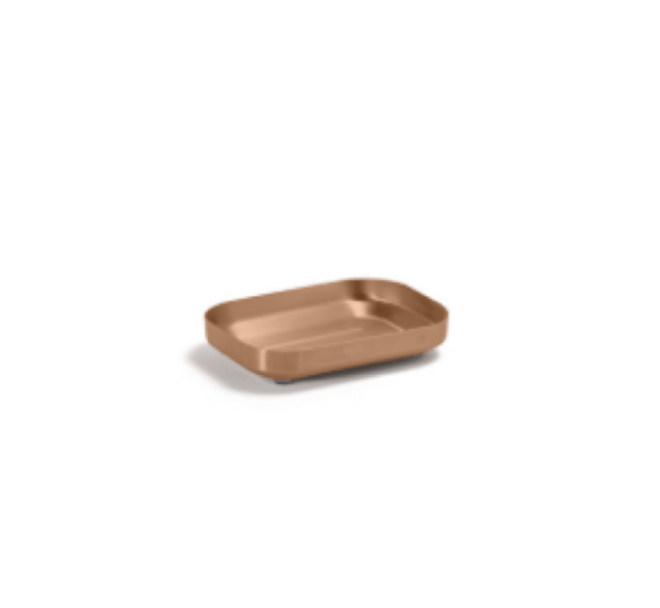 Geneva Rose Gold Soap Dish