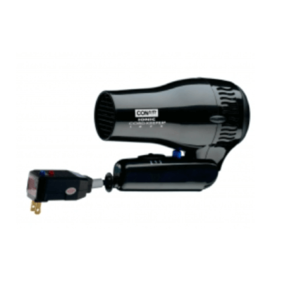 Conair 1875 Watt Ionic Cord-Keeper Black or White