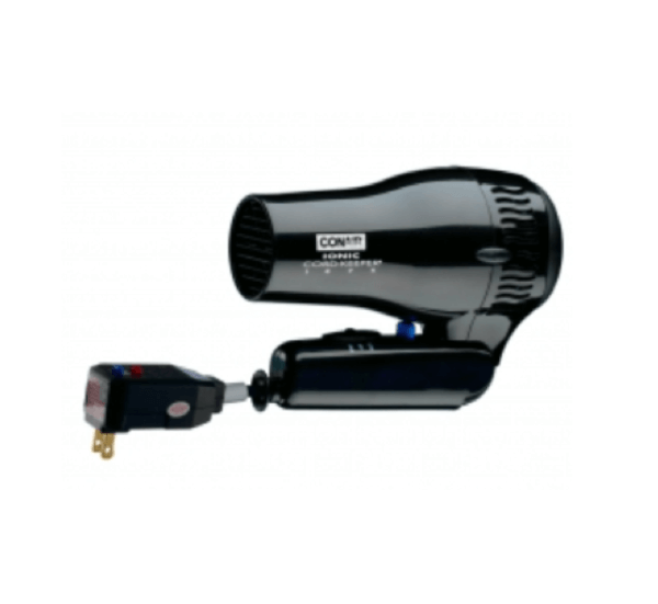 Conair 1875 Watt Ionic Cord-Keeper Black or White