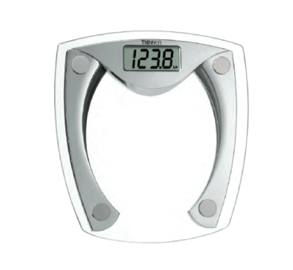 Conair Thinner Silver Glass Plated Scale