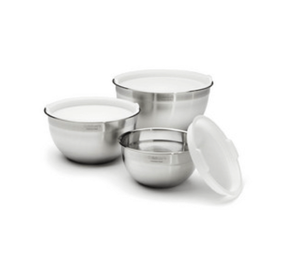 Stainless Steel Mixing Bowls with Lids