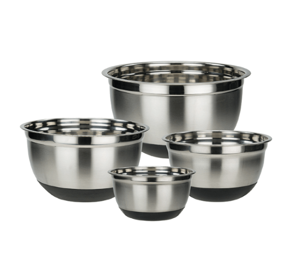 Stainless Steel Mixing Bowl with Silicone Base