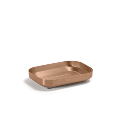 Geneva Rose Gold Soap Dish
