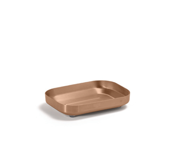 Geneva Rose Gold Soap Dish