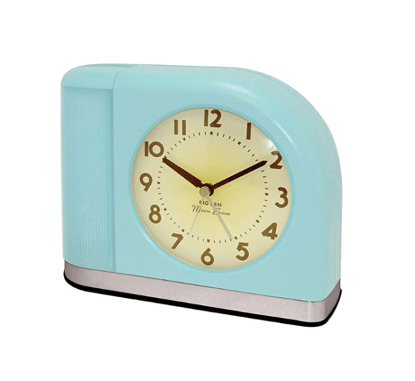 1950 Big Ben Moonbeam Aqua Blue Alarm Clock