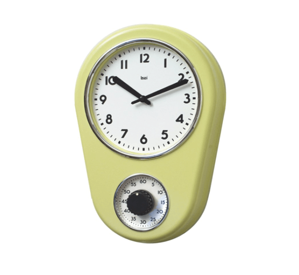 8.5" Kitchen Timer Retro Modern Wall Clock