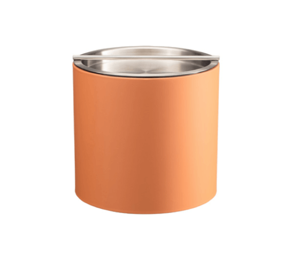 2 Qt Spice Orange Ice Bucket with Handlebar Lid