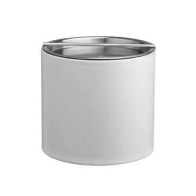 2 Qt Plus White Ice Bucket with Handlebar Lid