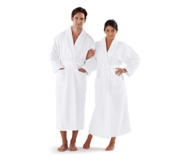 Velour Stripe Robe