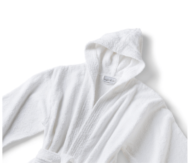 Hooded Bathrobe Velour or Terry - Image 2