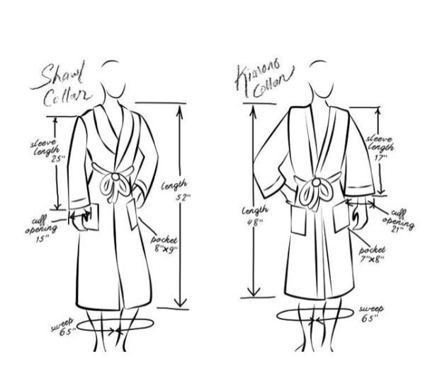 Satin Stripe Bathrobe - Image 3