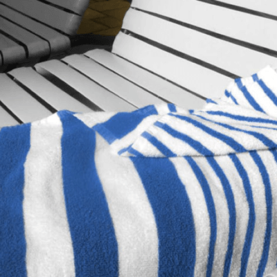 Oxford Tropical Stripe Pool Towel