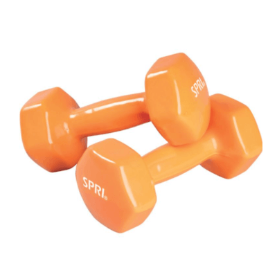 SPRI Vinyl Dumbbells Set of 2