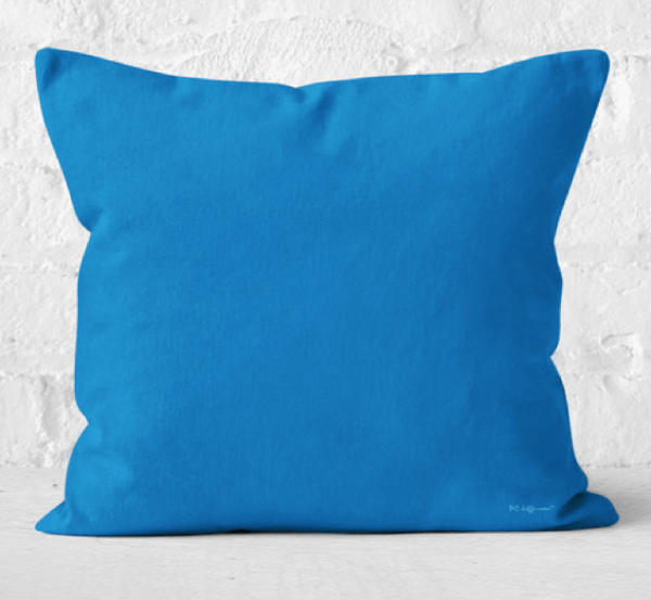 Blue Throw Pillow