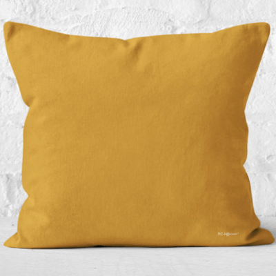 Yellow-Orange Throw Pillow