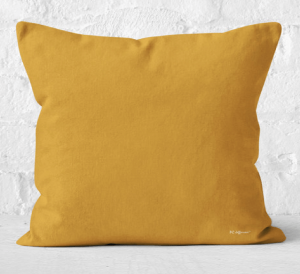 Yellow-Orange Throw Pillow