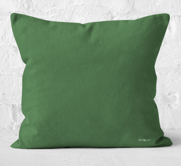 Dark Green Throw Pillow