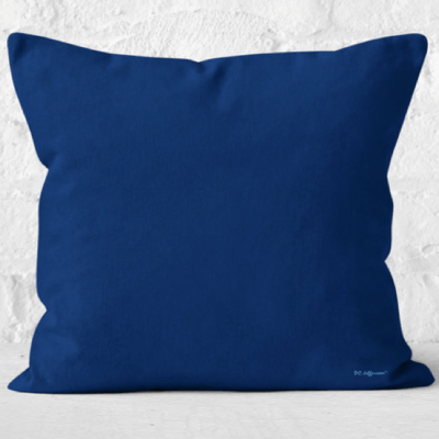 Dark Blue Throw Pillow