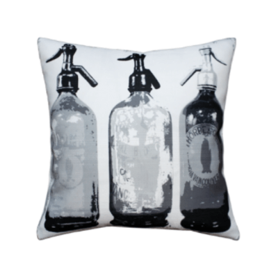 Seltzer Black & White Pillow
