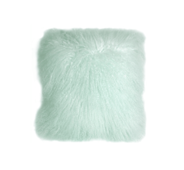 Mongolian Sheepskin Throw Pillow - Image 4