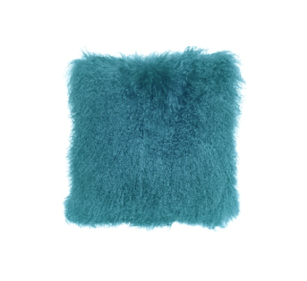 Mongolian Sheepskin Throw Pillow - Image 7