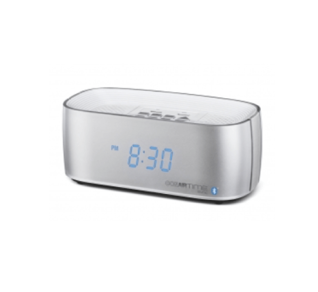 Conairtime® Sync Bluetooth® Alarm Clock with Dual USB Charging Ports