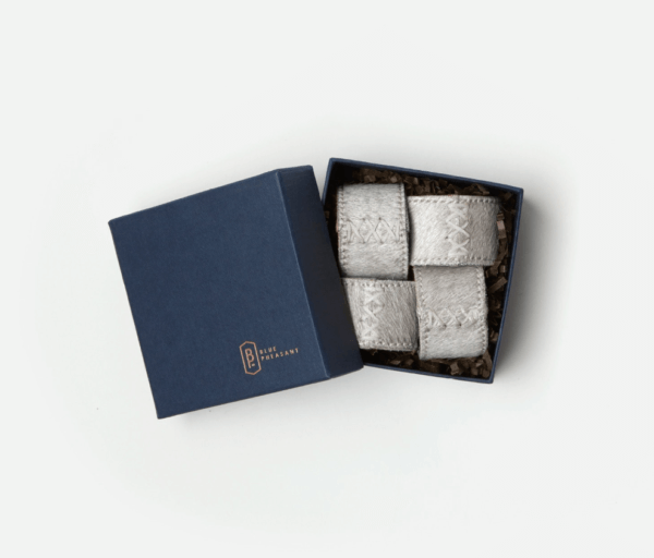 Morgan Gray Napkin Ring Set of 4 - Image 3