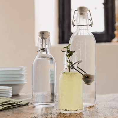 Bormioli Rocco Emilia Bottle with Hermetic Lid