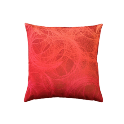 Feather Swirl Throw Pillow 20 x 20