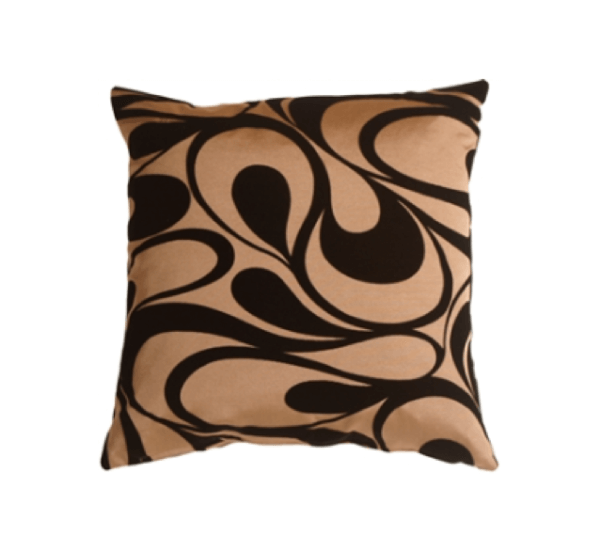 Dramatic Swirls Gold 19x19