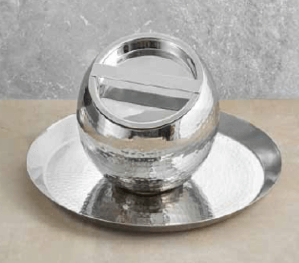 Saturn Shiny Hammered Bar Set