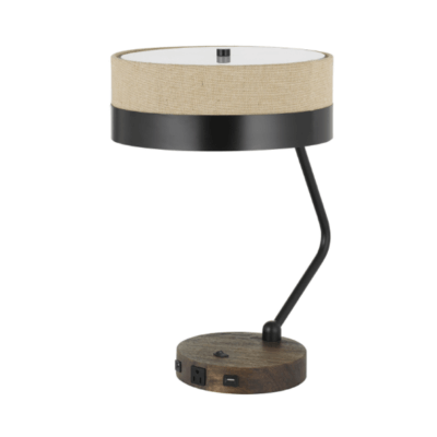 Parson Metal/Wood Desk Lamp