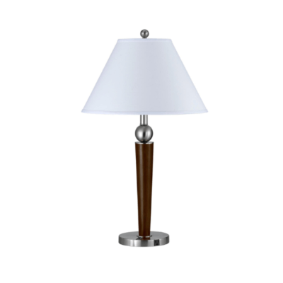 Steel/Espresso Desk Lamp