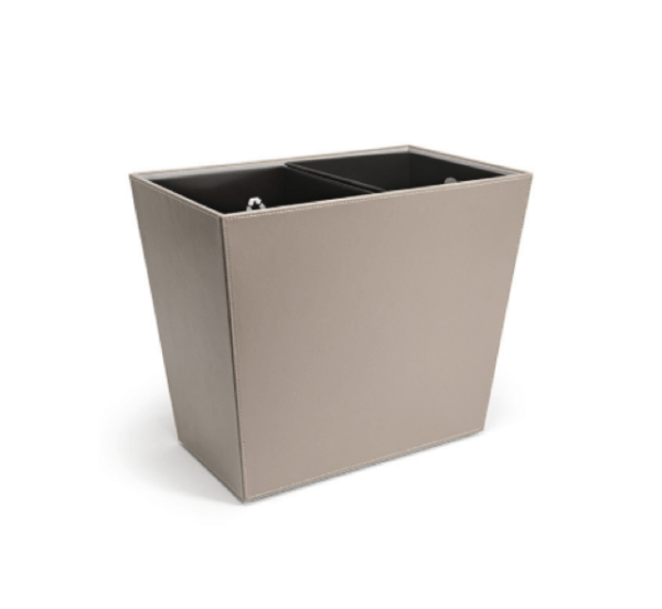 London 17 Qt Recycle Bin in Stone