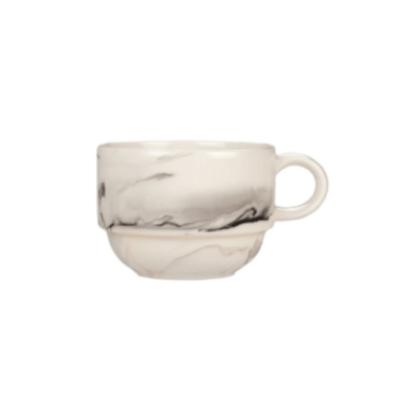 Smoke 9.5 oz Stackable Tea Cup