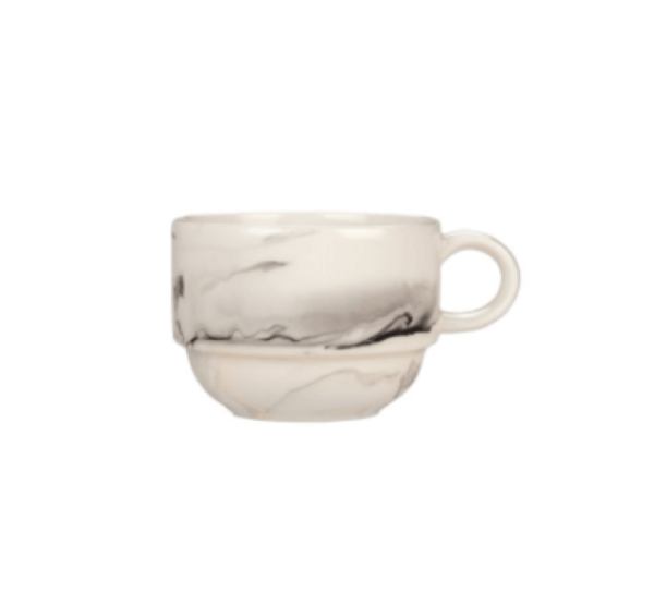 Smoke 9.5 oz Stackable Tea Cup
