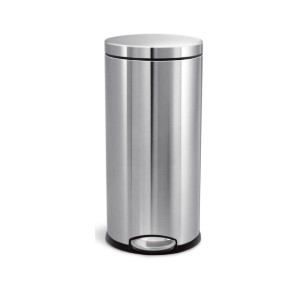 30L Round Step Trash can