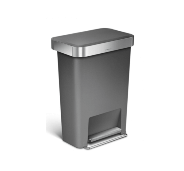Rectangular Plastic Step Can w/ Liner Pocket 45L - Image 4