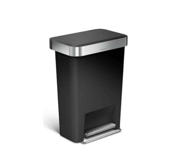 Rectangular Plastic Step Can w/ Liner Pocket 45L - Image 3