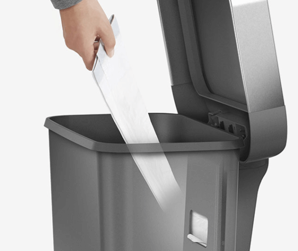 Rectangular Plastic Step Can w/ Liner Pocket 45L - Image 2