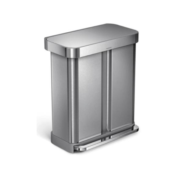 58L Rectangular Recycler Step Can