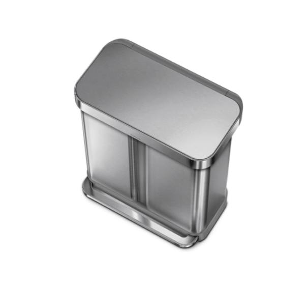 58L Rectangular Recycler Step Can - Image 3