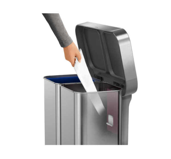58L Rectangular Recycler Step Can - Image 6