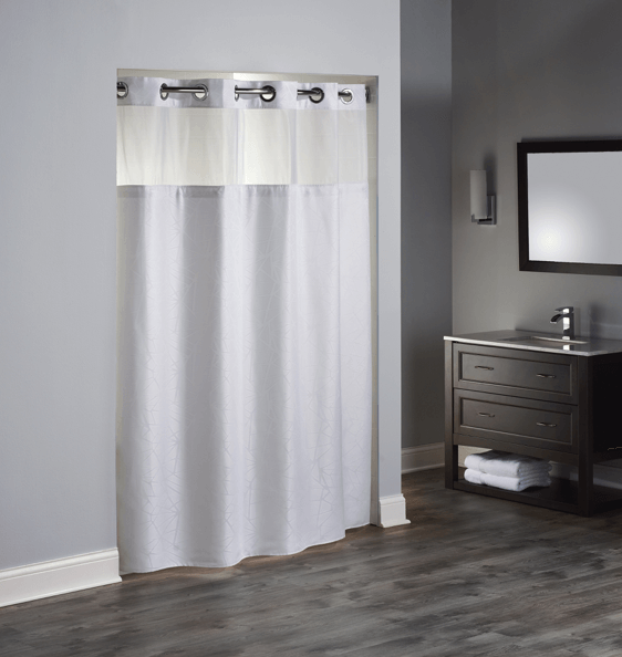 Geo Hookless Shower Curtain Slx Hospitality